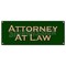 Signmission ATTORNEY AT LAW BANNER SIGN law lawyer attorney justice prosecute counsel judge B-Attorney At Law - alternate 1
